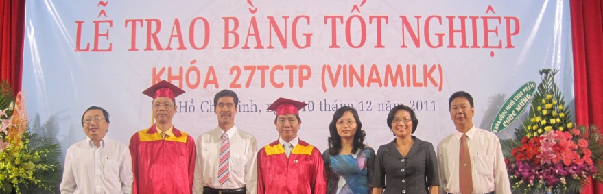 Lễ trao bằng tốt nghiệp lớp TCTP Vinamilk